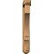 Ekena Millwork Balboa Arts and Crafts Rough Sawn Bracket w/ Offset Brace, Western Red Cedar, 6"W x 36"D x 48"H BKT0604X36X48BOA03RWR - alternate 4